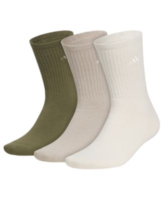Men's Cushioned Comfort Crew Socks, 3-Pack