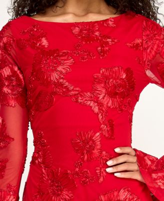 Juniors' Boat Neck Open Back Short Dress