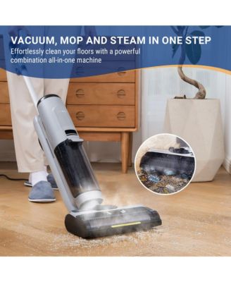 GO Steam 3-in-1 Floor Washer, Steam-Powered Wet Dry Cleaning, Fast Drying, Self Cleaning