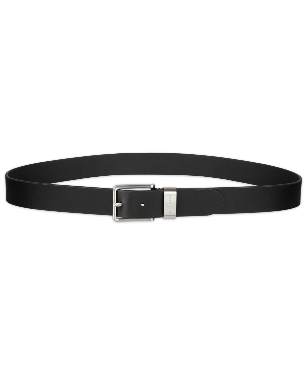 Cole Haan Men's Metal Loop Silver-Tone Belt