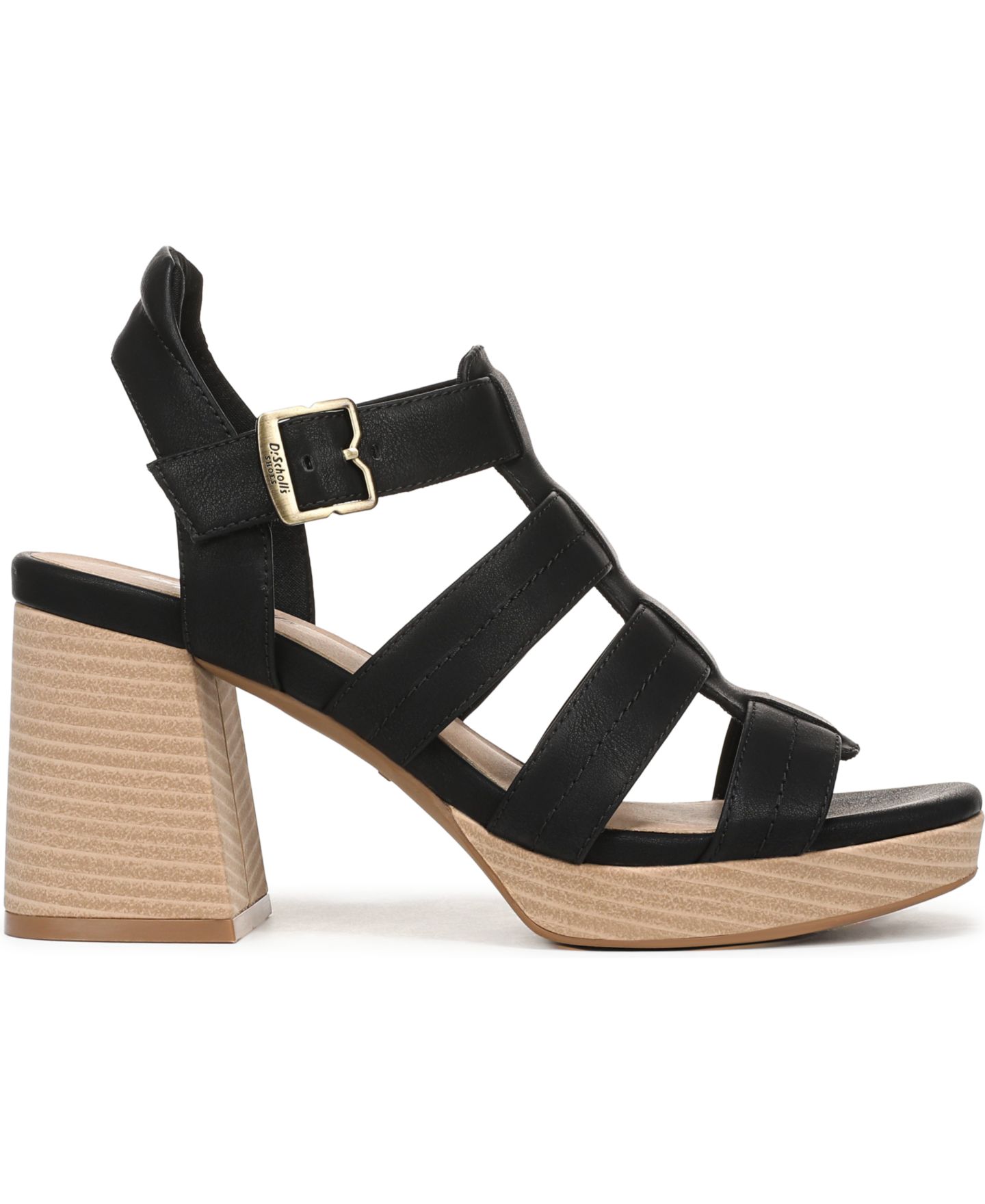 Женские сандалии Dr. Scholl's Makayla Strappy, цвет: Чёрная искусственная кожа — фото 2