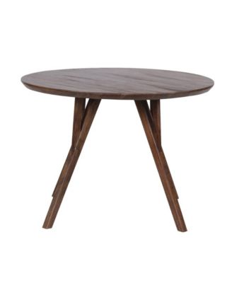 Portola Solid Acacia Wood Dining Table, Brown