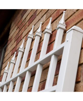 Dura-Trel Winchester 57 x 95 Inch PVC Vinyl Outdoor Garden Patio Trellis, White