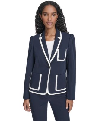 Women's Framed One-Button Blazer