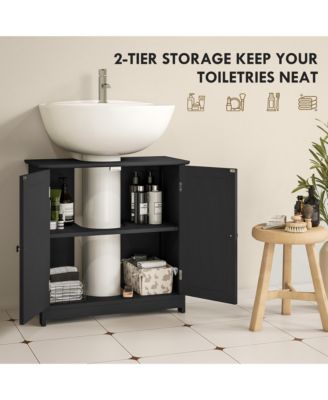 Pedestal Sink Storage Cabinet, Sink Bathroom Cabinet