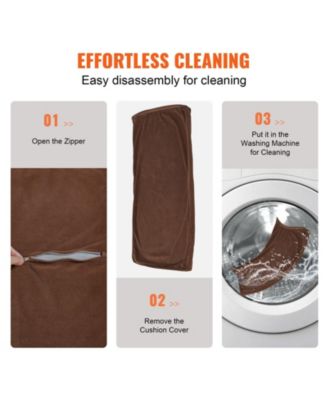 Faux Leather Pet Sofa for Medium Pets, Holds up to 110 lbs., Black