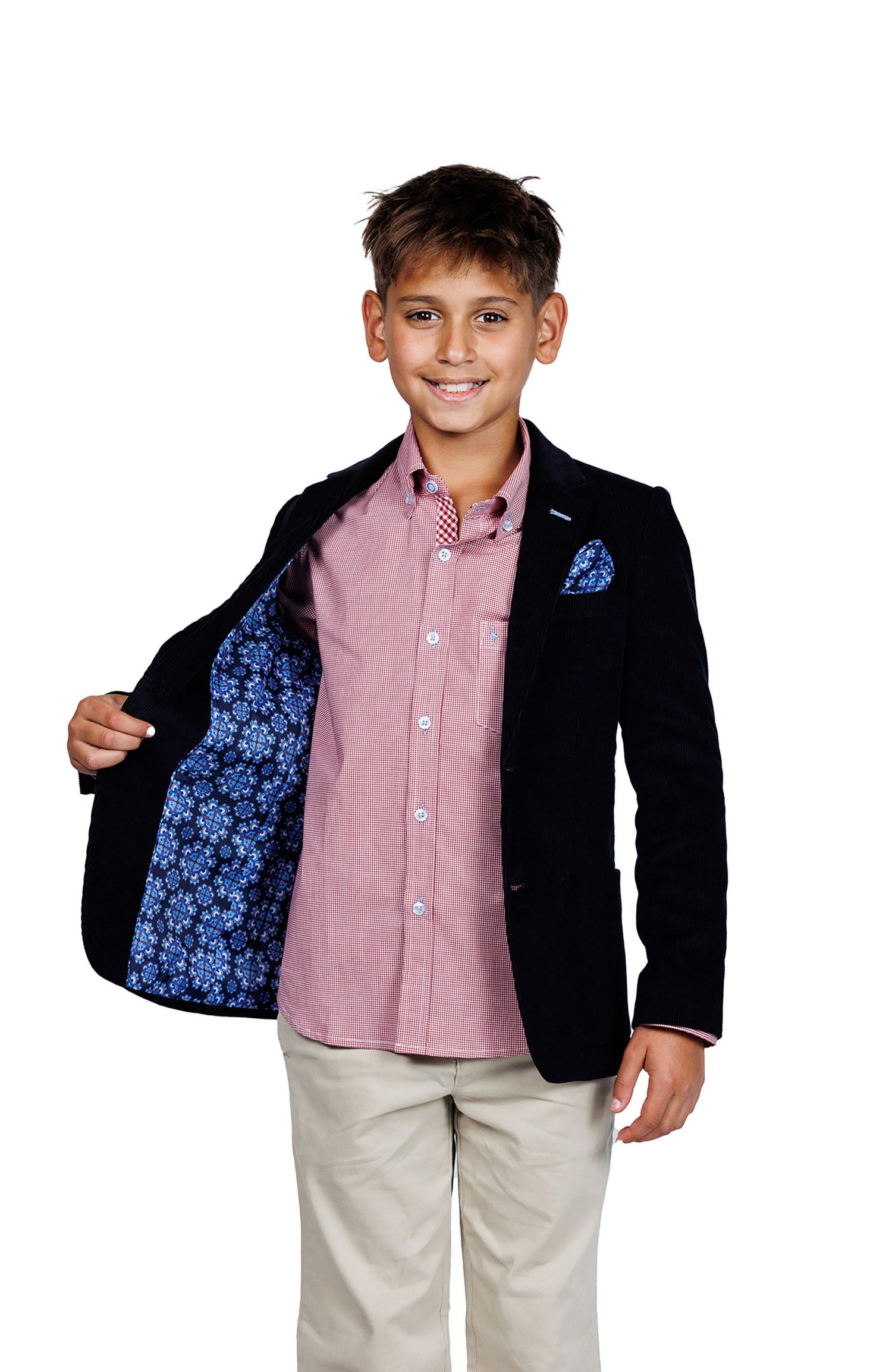 Big Boys Solid Fine Wale Corduroy Sportcoat