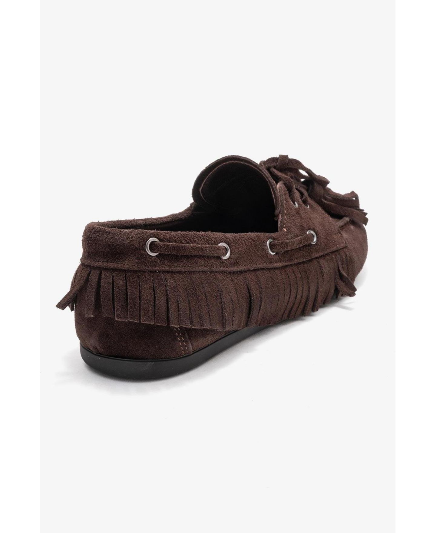 Женские туфли Forever & Always Shoes Fenora Leather Tassel Loafer, цвет: Коричневый замшевый кожаный — фото 5