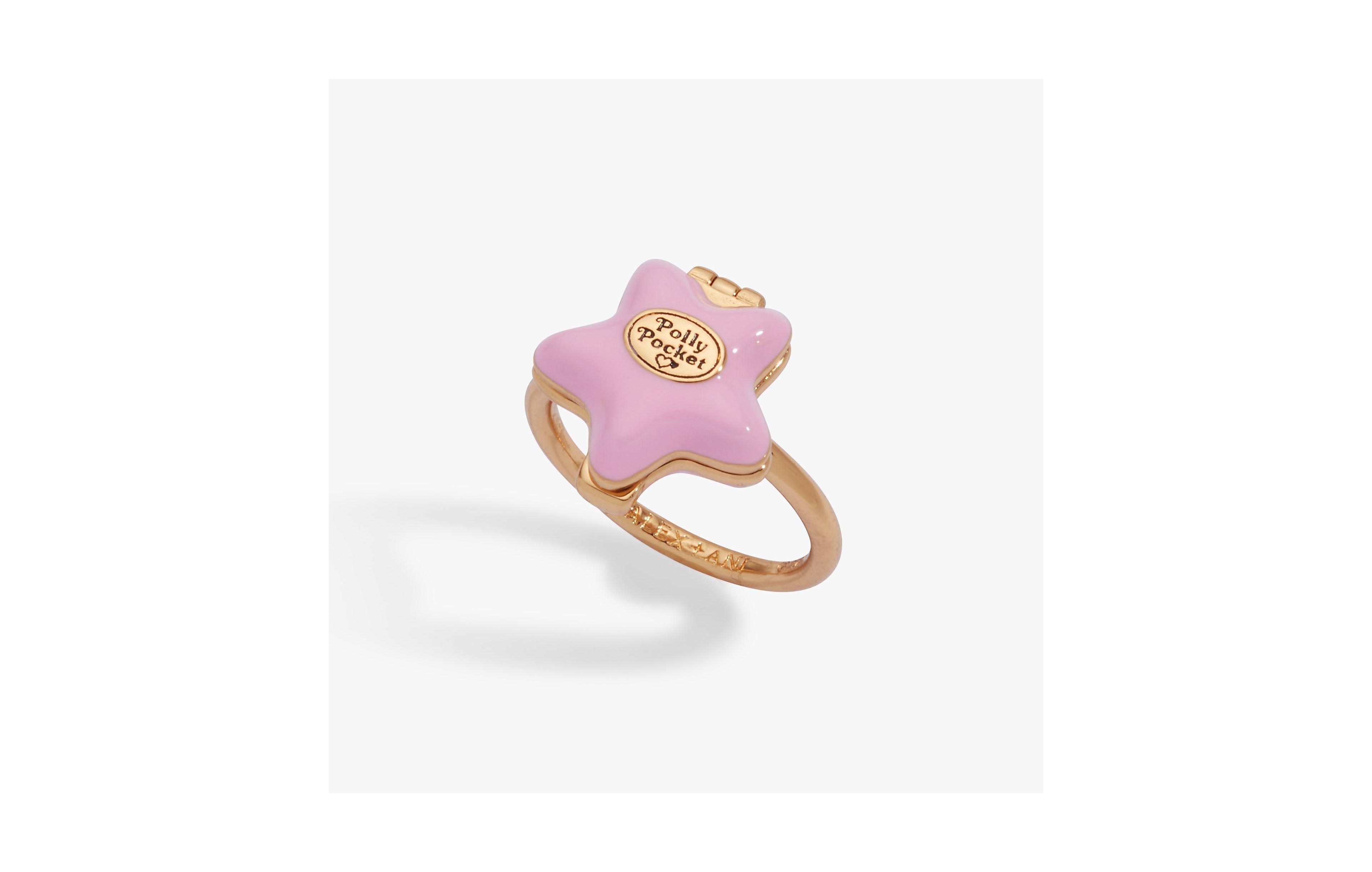 Alex and Ani Polly Pocket Locket Ring