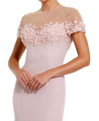 Women's Mermaid Crepe Gown