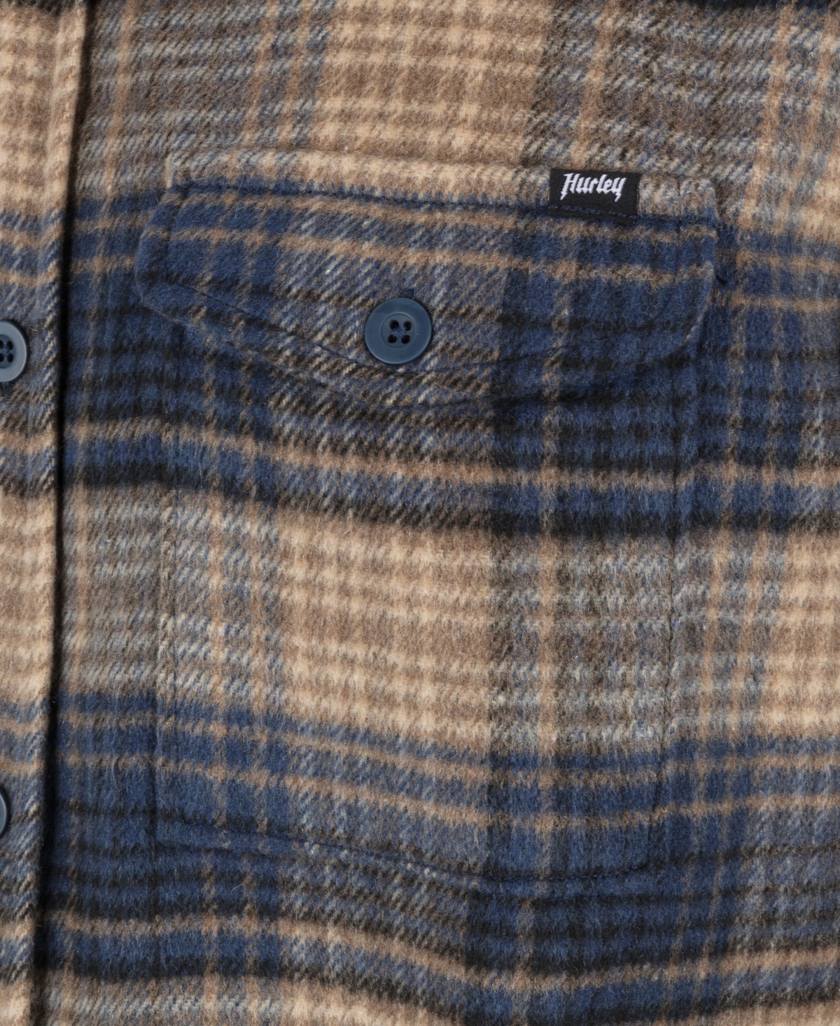 Hurley Men's Portland Plaid Long-Sleeve Shirt