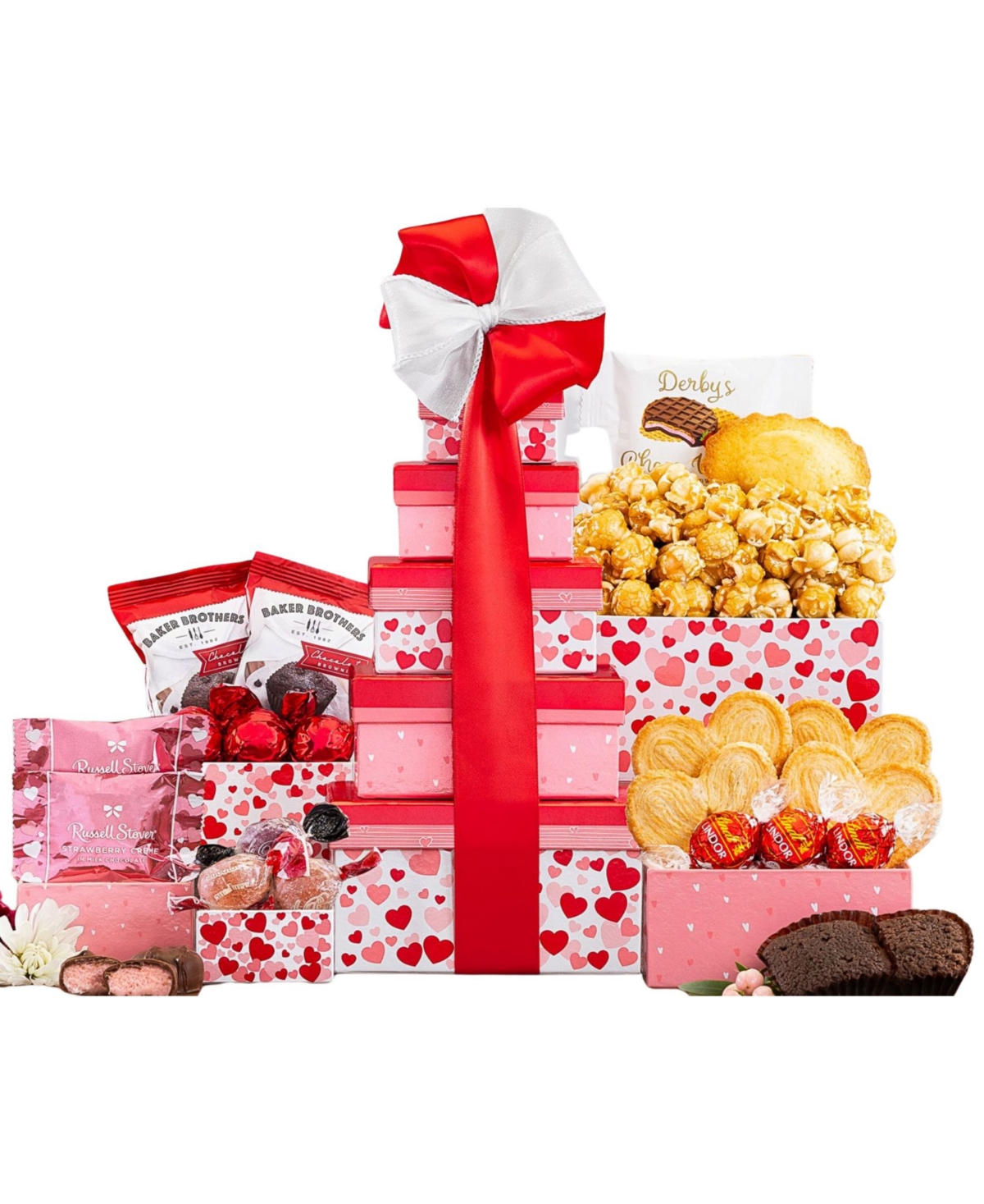 Wine Country Gift Baskets Valetine's Day Chocolate Gift Tower, 10-Pc.