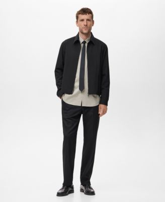 Men's Pockets Straight-Fit Jacket