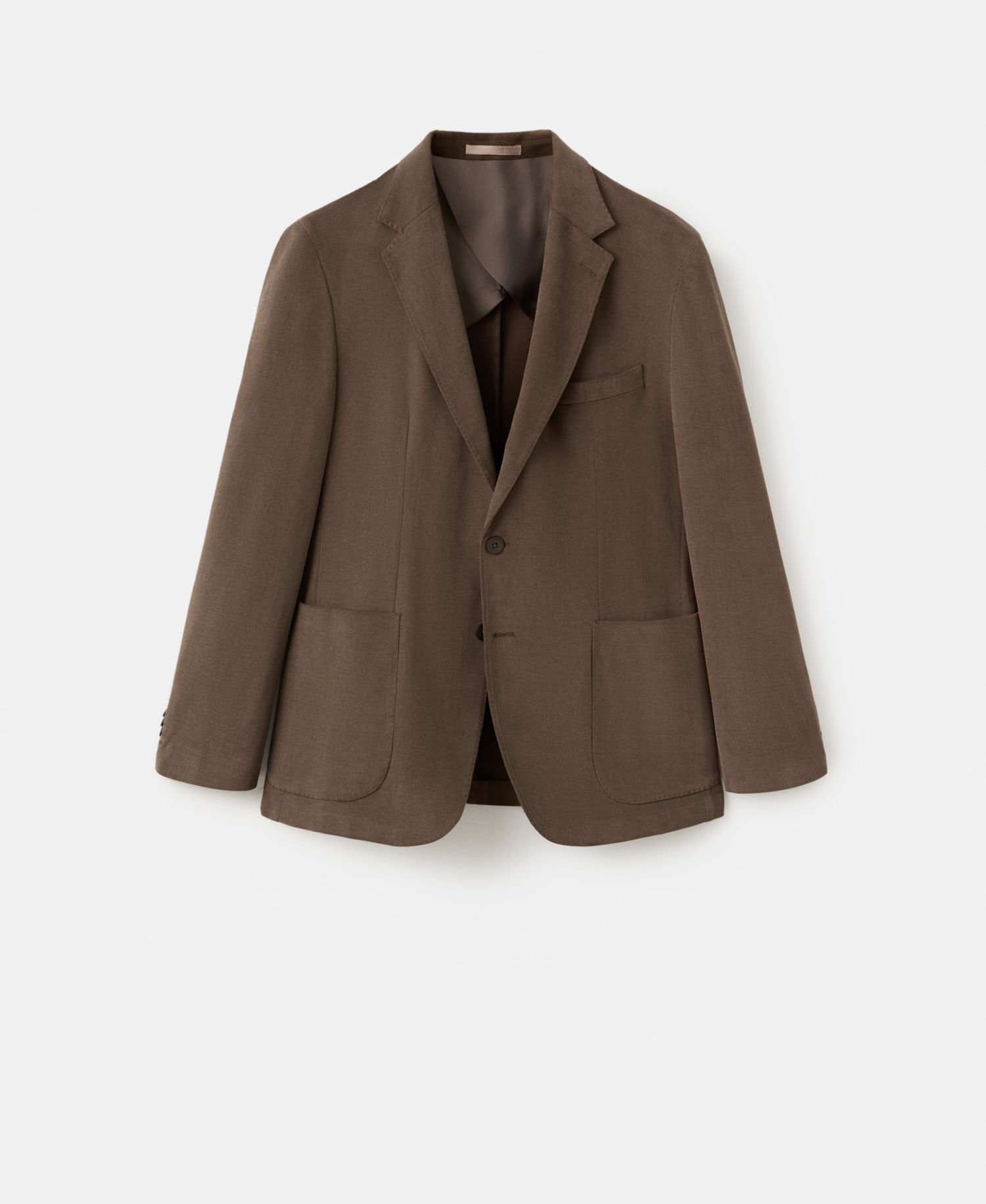 Men's Structured Slim Fit Cotton Blazer