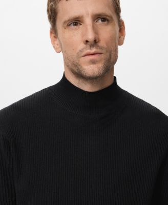 Men's Ribbed Turtleneck Sweater