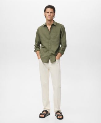 Men's Pocket Linen Shirt