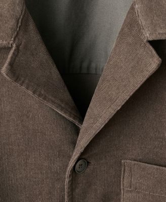 Men's Pockets Corduroy Cotton Overshirt
