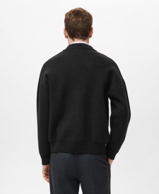 Men's Relaxed-Fit Knitted Cardigan