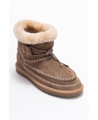 Forever & Always Women's Shoes Jorel Leather Fur Lined Ankle Boot.