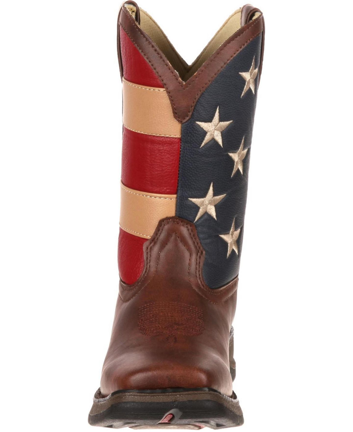 Ботинки Durango Lil' Rebelby Patriotic Western для мальчиков, цвет: Коричневый — фото 8