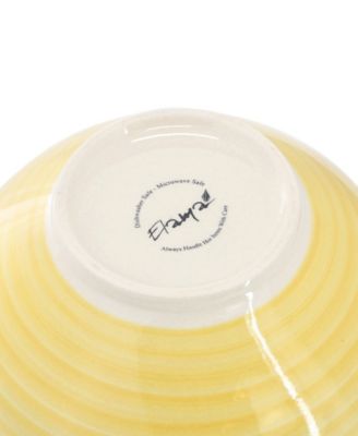 Color Ridge Cereal Bowls, Set of 6