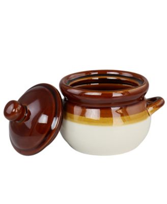 Double Handle Soup Bowls, Set of 4