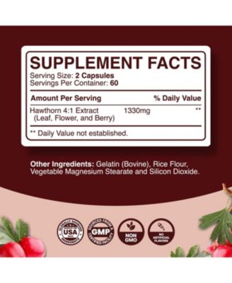 PHY Hawthorn Berry, 120ct