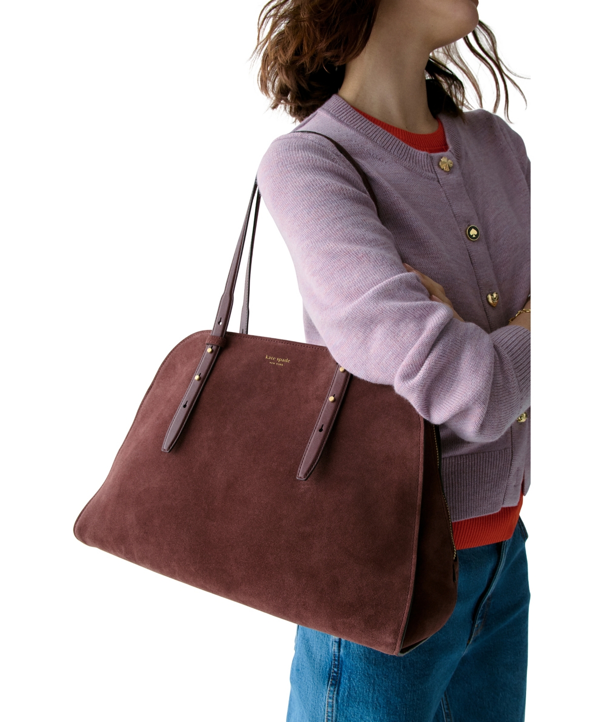 kate spade new york Do It All Suede Maise Carryall Tote Bag