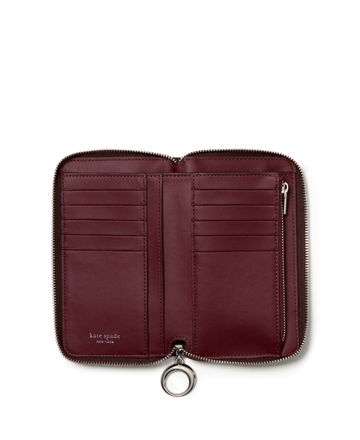 kate spade new york Halo Glazed Leather Medium Zip Around Wallet