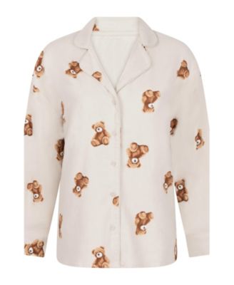 Hunkemoller Women's Jacket Flannel Twill Bear