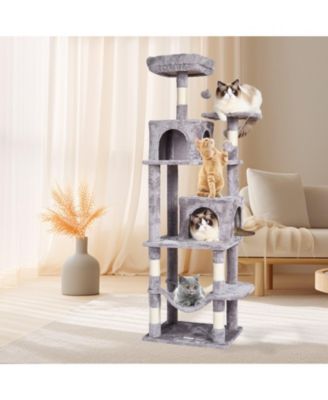 63" Multi-Level Cat Tree with 2 Condos