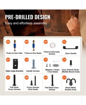 Wooden Cat Litter Box Enclosure with 3 Shelves