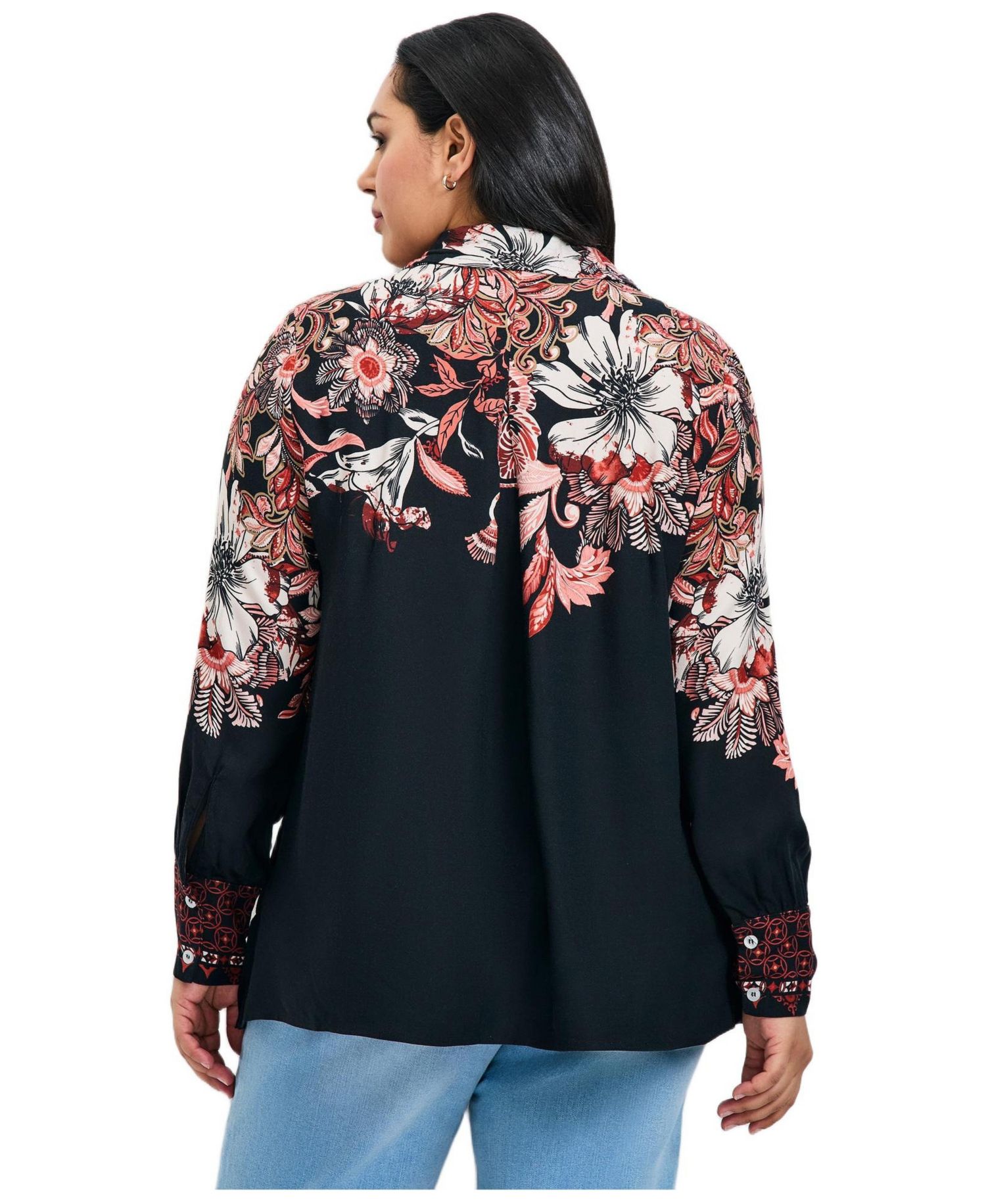 Women's Plus Size La Luna Button Down Shirt