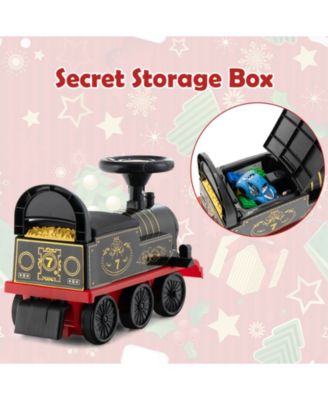 6V Electric Kids Ride On Car Toy Train with 16 Pieces Tracks