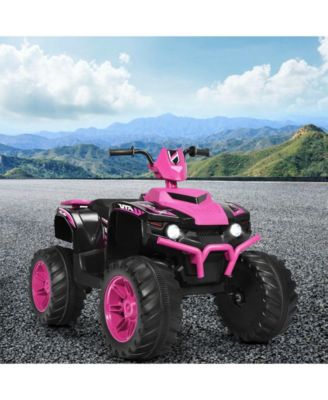 12V Kids Ride-On ATV with LED Lights and Treaded Tires