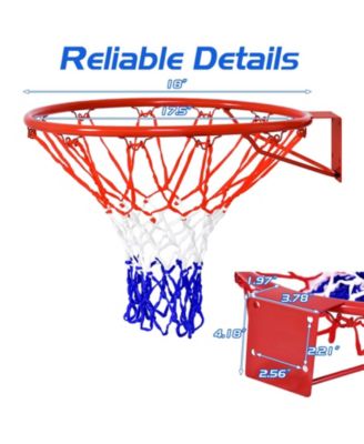 18 Inch Replacement Basketball Rim with All-Weather Net