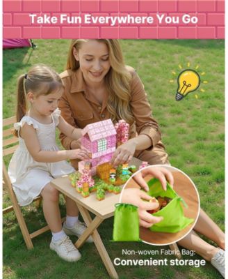 Magnetic Blocks 100-Piece Princess Castle Magnetic Cube Building