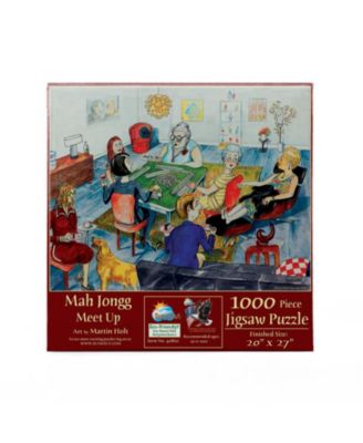 Mah Jongg Meet Up 1000-Piece Jigsaw Puzzle