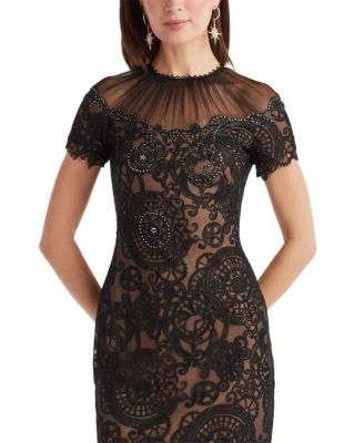 Women's Sable Embroidered Tulle Dress