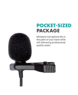 DOM1 Lavalier Omnidirectional Condenser Microphone for DJI Osmo Handheld 4K Camera