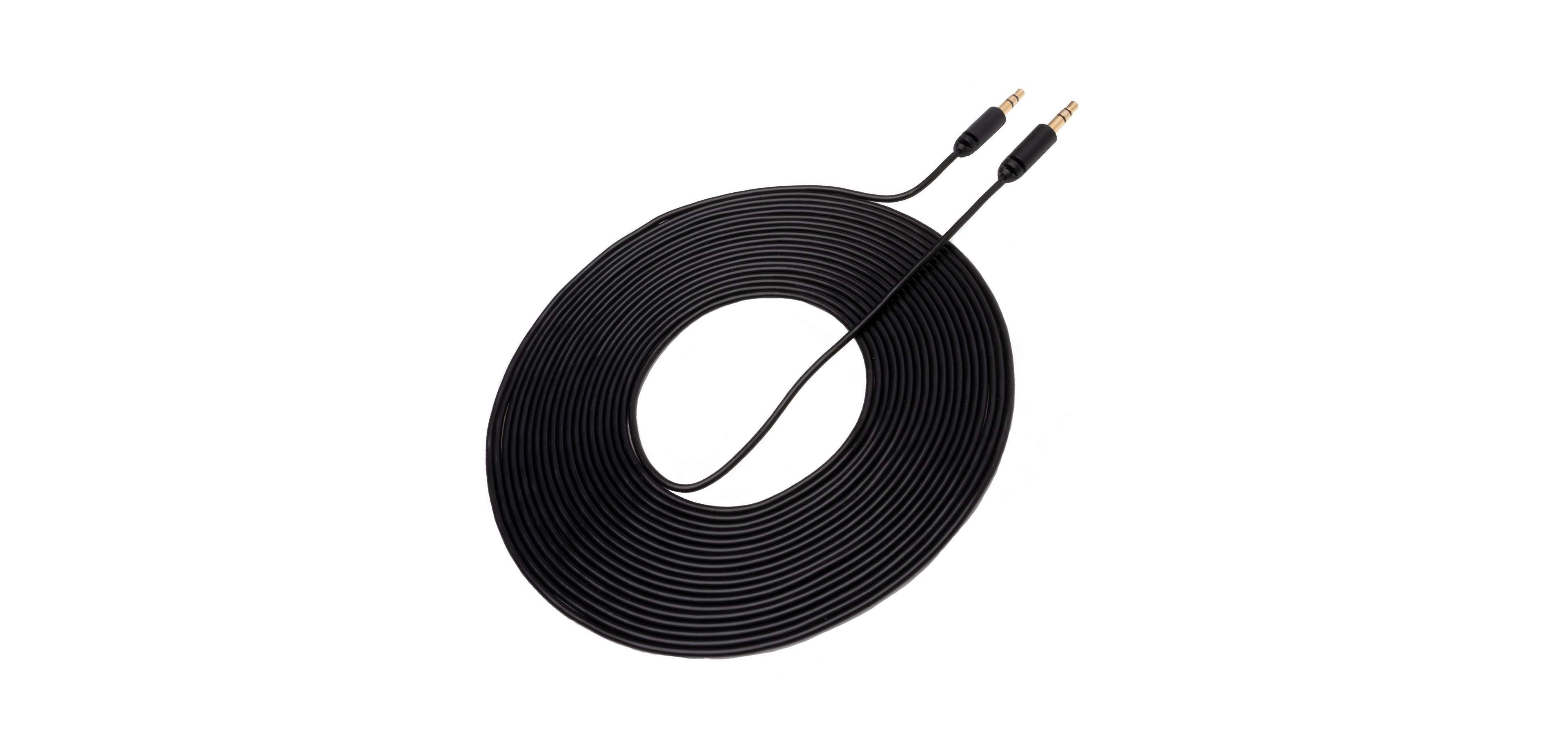 Movo MC6 20-Foot Shielded 3.5mm Male Stereo Trs Cable for Cameras and Camcorders