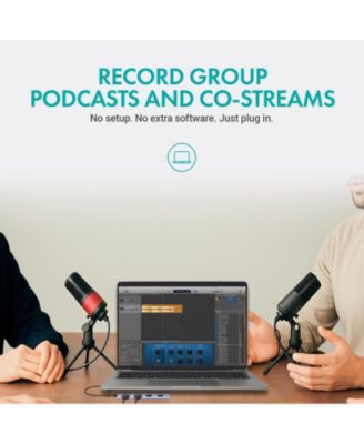 UMX-1 USB Microphone Hub - Connects 4 USB Microphones to Computers