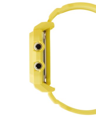 Women's Japanese Quartz Baby G Yellow Resin Watch 39mm
