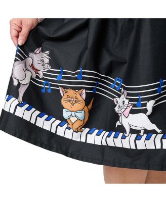 Plus Size Suspender Swing Skirt