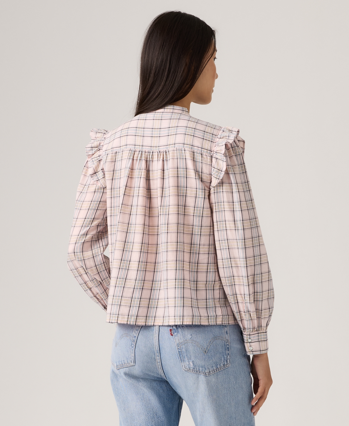 Levi's Juniors' Gianna Collared Neck Top