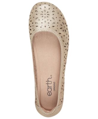 Women's Bentlee Cutout Leather Slip-On Ballet Flats