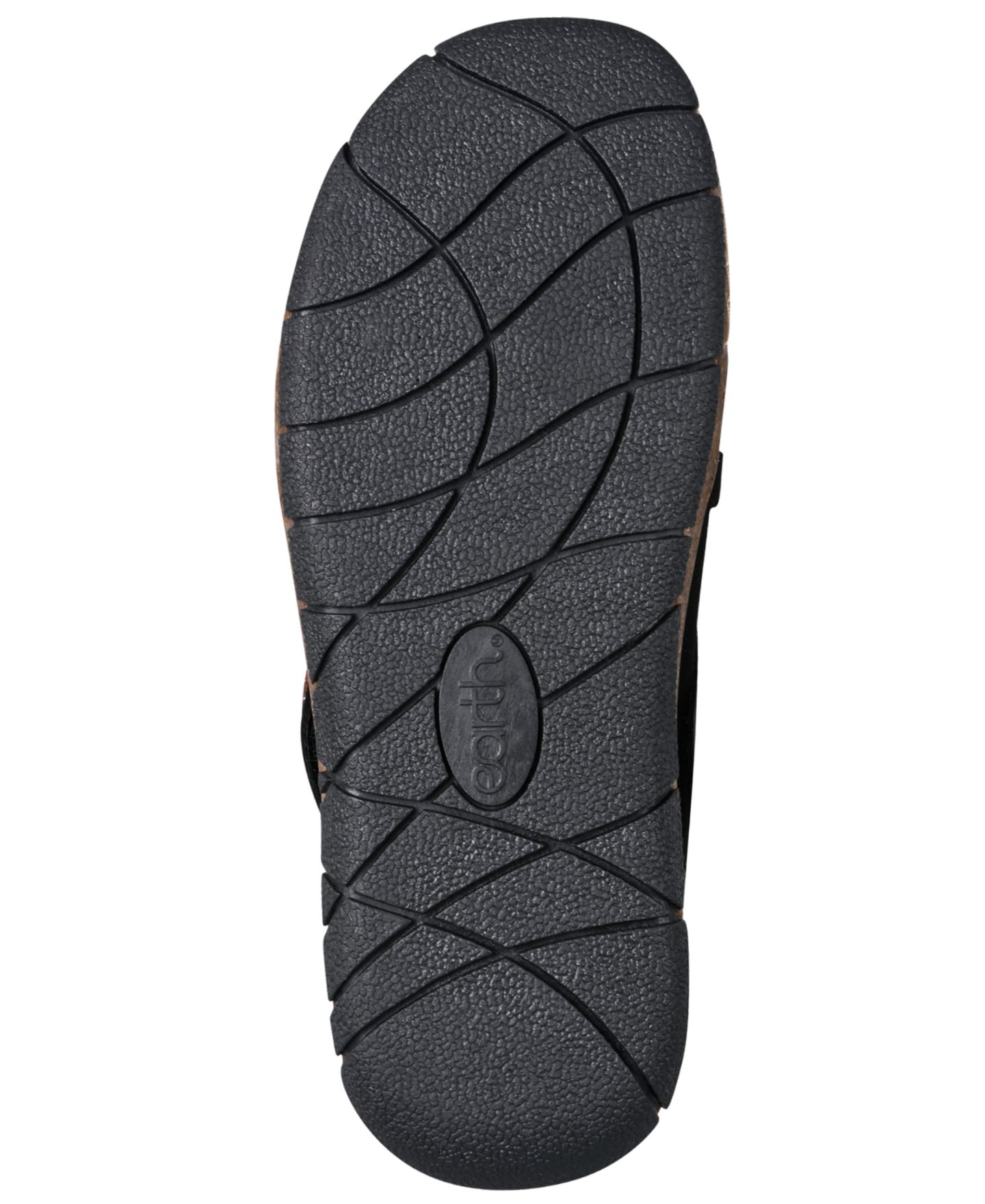 Женские сабо Earth Emis Woven Slip-On, цвет: Чёрный замшевый — фото 5