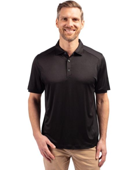 Мужское поло Cutter & Buck Forge Eco Stretch Recycled Polo Shirt, цвет: Чёрный