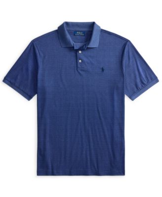 Men's Glen Plaid Polo Shirt