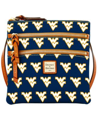 Dooney & Bourke - West Virginia Mountaineers Triple-Zip Crossbody Bag
